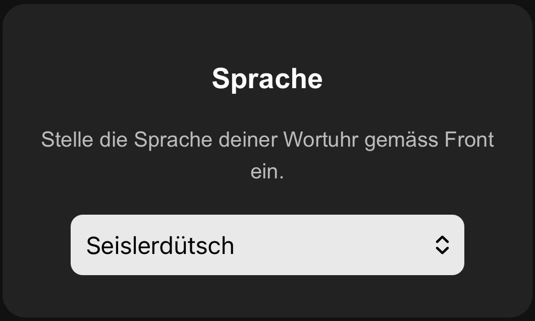 WebUiSprache